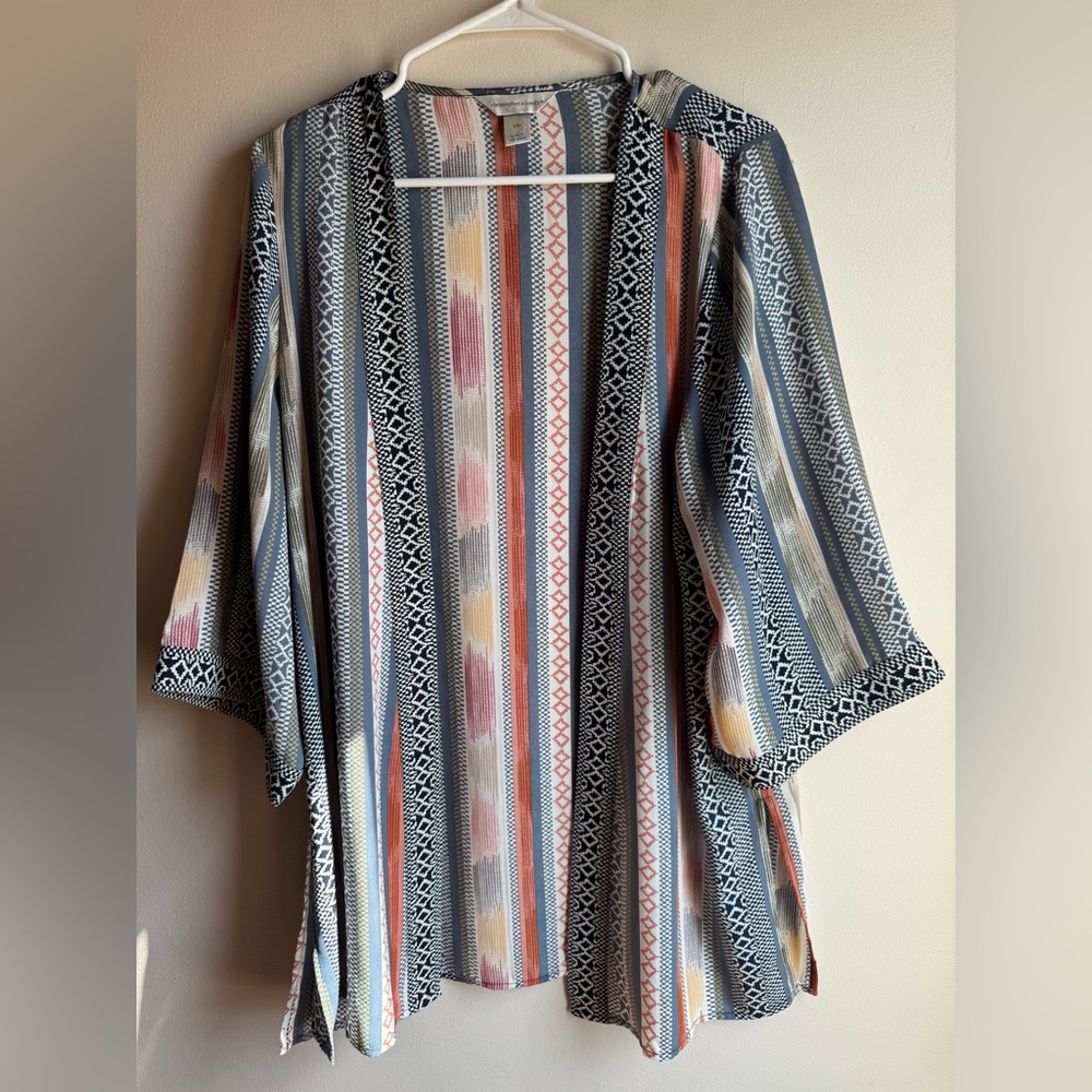 Christopher & Banks Multi Color Kimono Size S/M